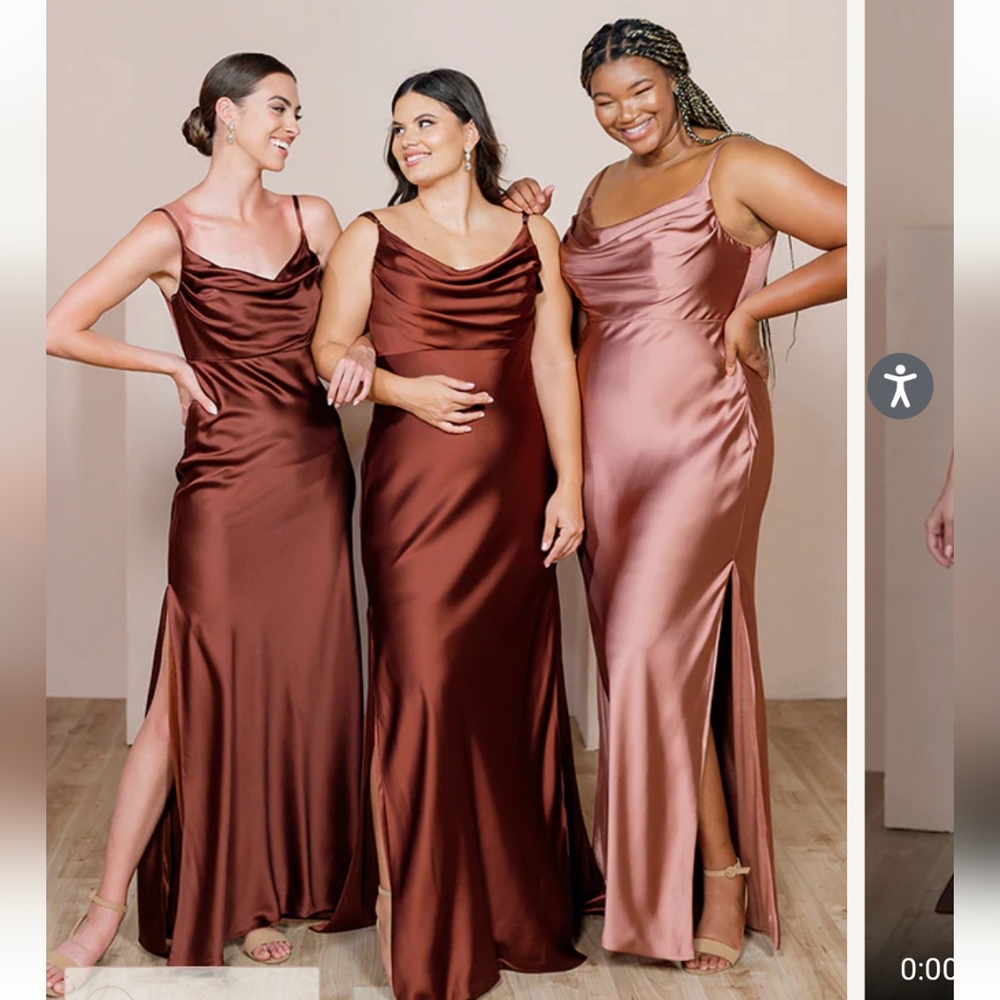 Revelry Skye Satin Dress